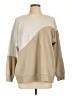 Torrid Color Block Tan Sweatshirt Size Lg Plus (0) - photo 1