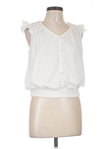 Pink Rose Sleeveless T-Shirt (view 1)