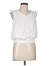 Pink Rose White Sleeveless T-Shirt Size L - photo 1