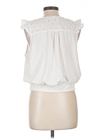 Pink Rose Sleeveless T-Shirt (view 2)