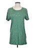 IRO 100% Linen Stars Green Short Sleeve Blouse Size Sm (1) - photo 1