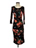 oasis Print Black Cocktail Dress Size XS - photo 1