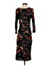oasis Print Black Cocktail Dress Size XS - photo 2