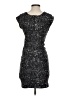Zara Basic Tweed Silver Cocktail Dress Size XS - photo 2