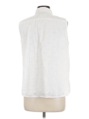 Ann Taylor Sleeveless Button-Down Shirt (view 2)