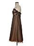 Da Vinci 100% Polyester Brown Cocktail Dress Size 6 - photo 5