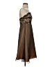 Da Vinci 100% Polyester Brown Cocktail Dress Size 6 - photo 4