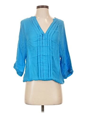 Joie 3/4 Sleeve Silk Top (view 1)