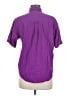 Basic Editions 100% Silk Purple Short Sleeve Silk Top Size M - photo 2
