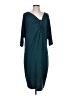 Komarov Solid Teal Cocktail Dress Size Lg (3) - photo 1