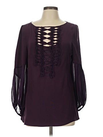 Nanette Lepore 3/4 Sleeve Silk Top (view 1)