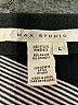 Max Studio Stripes Silver Casual Skirt Size L - photo 4