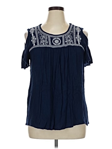 St. John's Bay Short Sleeve Blouse (view 1)