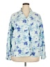 Just Be... 100% Polyester Blue Cardigan Size 2X - photo 1
