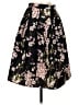 Alya 100% Polyester Floral Black Casual Skirt Size S - photo 1