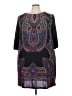 Ashley Stewart Paisley Black Casual Dress Size 3X Plus - photo 1