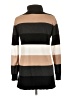 Cable & Gauge Color Block Brown Black Turtleneck Sweater Size L - photo 2