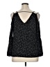 Crescent 100% Polyester Black 3/4 Sleeve Top Size XL - photo 2