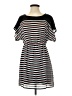 Blue Rain Stripes Black Casual Dress Size S - photo 1