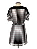 Blue Rain Stripes Black Casual Dress Size S - photo 2