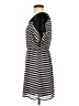 Blue Rain Stripes Black Casual Dress Size S - photo 5