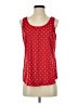 Faded Glory 100% Polyester Red Sleeveless Blouse Size S - photo 1