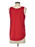 Faded Glory 100% Polyester Red Sleeveless Blouse Size S - photo 2