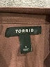 Torrid Brown 3/4 Sleeve Button-Down Shirt Size 1X Plus (1) - photo 7