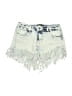 Forever 21 Blue Denim Shorts Size S - photo 1