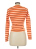 Happily Grey 100% Polyester Orange Long Sleeve Top Size L - photo 2