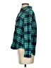 Forever 21 Plaid Green Long Sleeve Button-Down Shirt Size S - photo 5