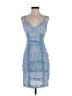 Mustard Seed 100% Polyester Blue Cocktail Dress Size S - photo 1