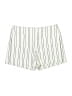 White House Black Market Stripes Ivory Shorts Size 6 - photo 1