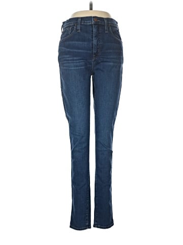Madewell Tall 10" High-Rise Skinny Jeans in Hayes Wash (view 1)
