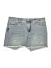 Seven7 Blue Denim Shorts Size 16 - photo 1