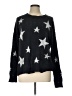 Hem & Thread Stars Black Pullover Sweater Size L - photo 1