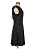 Bebop Polka Dots Black Casual Dress Size S - photo 4