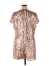 Charlotte Russe 100% Nylon Metallic Gold Romper Size 2X - photo 2