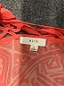 Mine 100% Polyester Orange Sleeveless Blouse Size L - photo 7