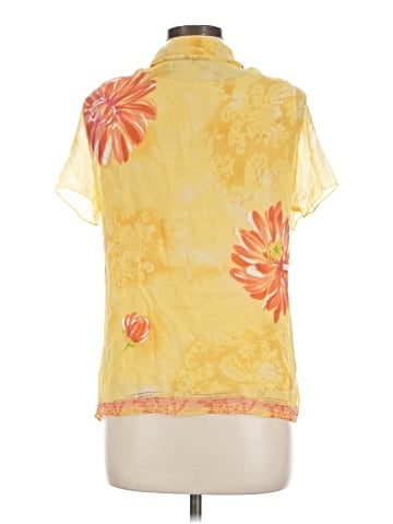 New York City Design Co. Short Sleeve Silk Top (view 2)