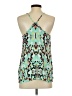 Renee C. 100% Polyester Teal Tank Top Size S - photo 2
