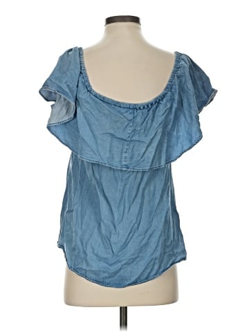 7 For All Mankind Short Sleeve Blouse (view 2)