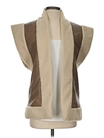 Crescent Faux Fur Vest (view 1)