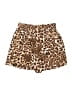 BB Dakota 100% Polyester Animal Print Brown Shorts Size M - photo 2