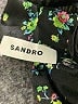 Sandro 100% Polyester Floral Black Casual Dress Size EU (FR) 36 / US 4 - photo 4