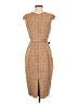 Eva Franco Tweed Tan Cocktail Dress Size 4 - photo 2