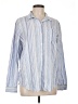 Gap Stripes Blue Long Sleeve Button-Down Shirt Size L - photo 1
