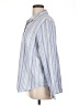 Gap Stripes Blue Long Sleeve Button-Down Shirt Size L - photo 5