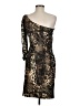 Cache Animal Print Brown Cocktail Dress Size M - photo 2