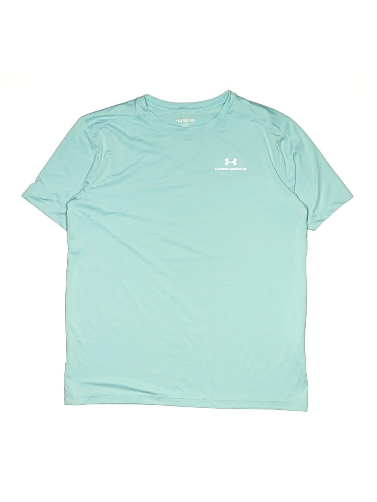 Pre-owned Under Armour Kids' Active T-shirt In Teal
